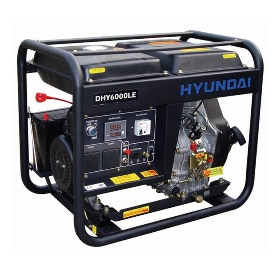 Máy phát điện chạy dầu Diesel Hyundai DHY6000LE